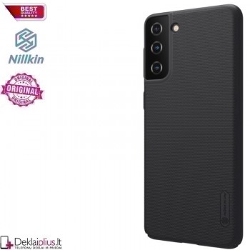 Nillkin Frosted shield plastikinis dėklas - juodas (telefonui Samsung S21 Plus)
